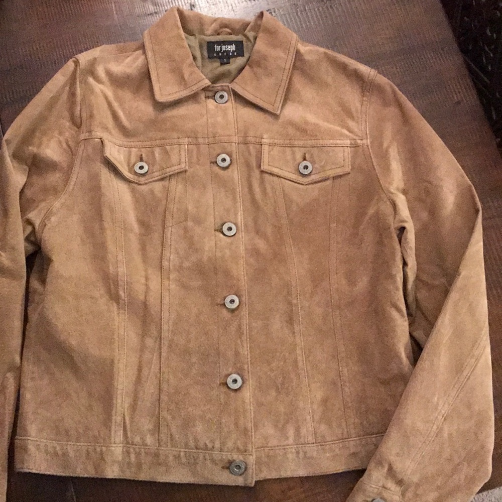 EUC~ For Joseph Suede Jacket - Picture 1 of 8